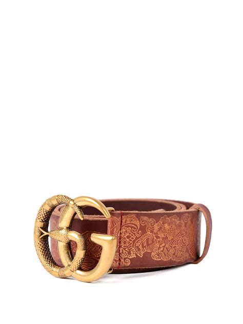 white Gucci belt snake buckle